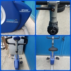 ★[八4900] 〈美品〉　動作確認済み　アルインコ　フィットネスバイク　エアロマグネティックバイク4200    AF4200の画像