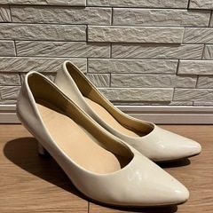 白ハイヒール ウエディング用 22cm