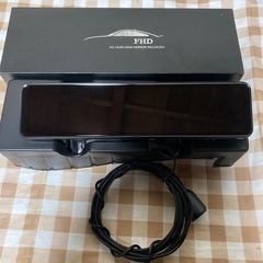 タッチパネルドラレコミラー　ミラー型 ドライブレコーダー 前方後方録画