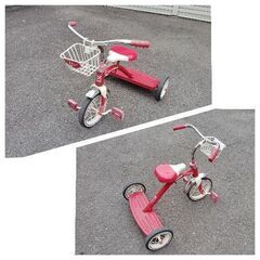 取引中です。値下げ♦希少商品♦ラジオフライヤー　三輪車　アンティーク　ラジオフライヤー クラシック  3輪車の画像