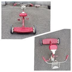 取引中です。値下げ♦希少商品♦ラジオフライヤー　三輪車　アンティーク　ラジオフライヤー クラシック  3輪車の画像