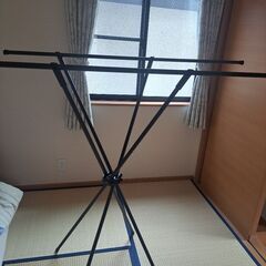 室内物干し竿 折りたたみ式