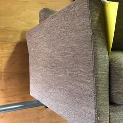 二人掛けソファー ブラウン 【ジャングルジャングル深井店】の画像