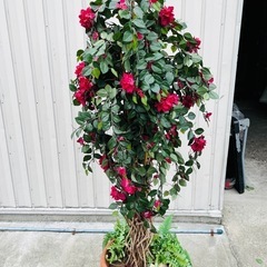 インテリア　造花　人口観葉植物