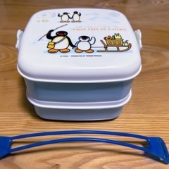 ペンギン　二段　弁当箱　ランチボックスの画像