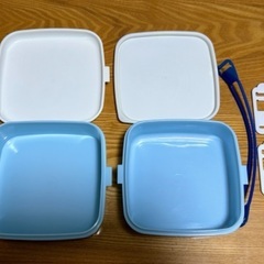 ペンギン　二段　弁当箱　ランチボックスの画像