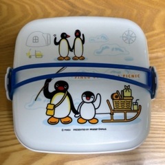 ペンギン　二段　弁当箱　ランチボックス
