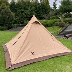 取引済_TOMOUNTワンポールTCテント(インナー付き)+TC...