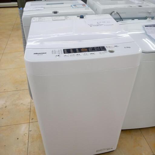 ★ジモティ割あり★ ハイセンス 洗濯機 5.5ｋｇ 22年製 ／クリーニング済み OJ6471