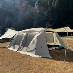 スノーピーク　コネクトタープヘキサ　アイボリー　純正ブラックウィングポールセット Amazon | スノーピーク(snow peak)【雪峰祭2023秋 限定品