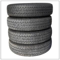 DUNLOP　AT20  195/80R15  タイヤ4本セット　ジムニー装着　新古品の画像