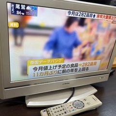 2007年製　Victor 20v型 液晶テレビ