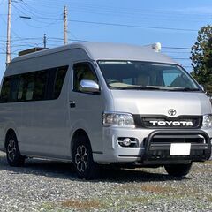 【車検あり】H20/ハイエース/キャンピング/4WD/ベット/ソ...