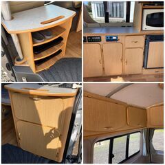 【車検あり】H20/ハイエース/キャンピング/4WD/ベット/ソーラー電源/1500w/テレビ/FFヒーター/冷蔵庫/電子レンジ/走行充電の画像