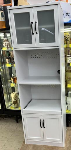 J5336　食器棚 キッチンボード　クリーニング済　【リユースのサカイ柏店】