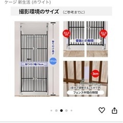 ツッパリ式の猫、ベビーゲート(お話中)の画像