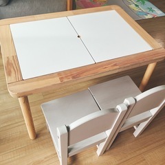 イケア　子ども用テーブル 83x58 cm（テーブルのみ） 