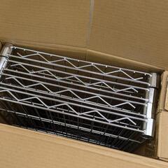 アイリスオーヤマ メタルラック棚板 4枚 (幅80cm・ポール径19mm)の画像