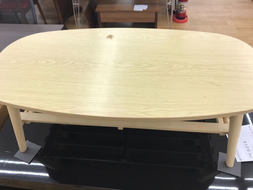 ★ジモティ割あり★ ニトリ ローテーブル ライトブラウン H32×W90×D45 クリーニング済み KJ6737