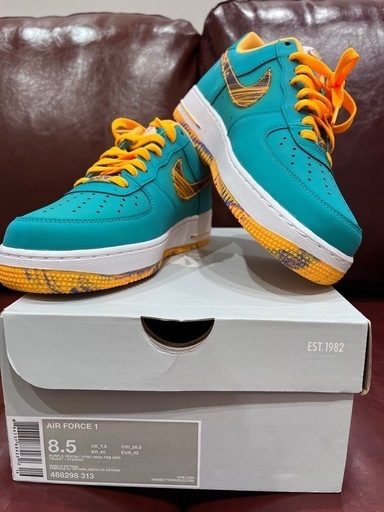 エアフォース1 Low Marbeled Swoosh Turbo Green日本未発売品