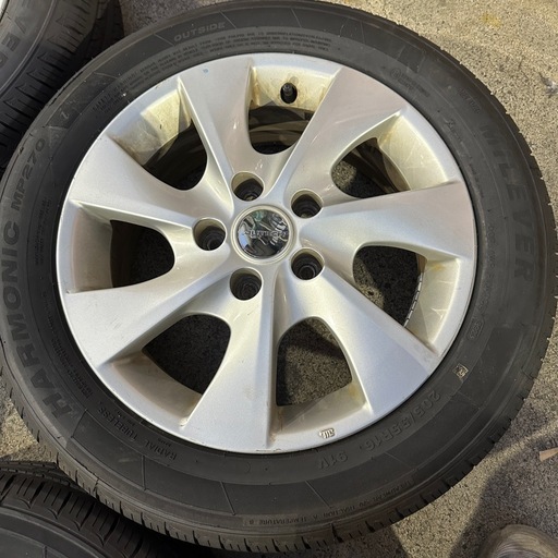 ミニバン　タイヤ新品　アルミホイール付　セレナ　ヴォクシー　ノア　ステップワゴン