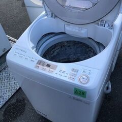 NO 628☆福岡市内配送設置無料☆シャープ SHARP 全自動洗濯機 （