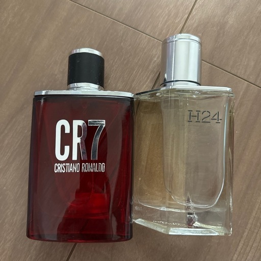 HERMES H24オードトワレ50ml 、CR7 バイ クリスティアーノ・ロナウド オードトワレ50ml
