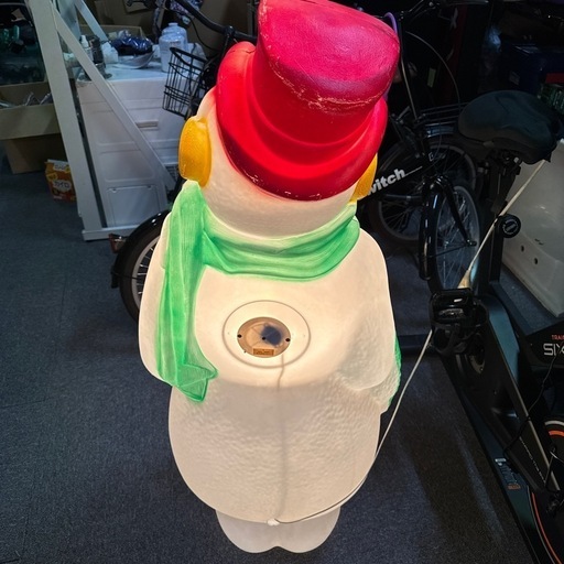 雪だるま イルミネーション スノーマン Man クリスマス 約115cm