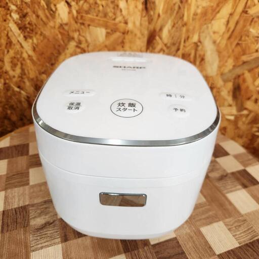 SHARP ジャー炊飯器 KS-CF05B-W 2019年製