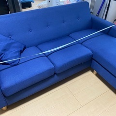★中古★ソファー ソファ 3人掛け カウチソファ L字の画像
