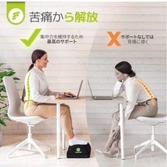 新品未使用ErgoFoam 高さ2段階調節可能 デスク用フットレスト（メッシュ）の画像
