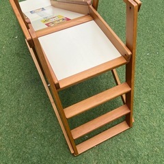 【長さ約195cm】 大型木製滑り台　折りたたみ可能！　室内すべり台の画像