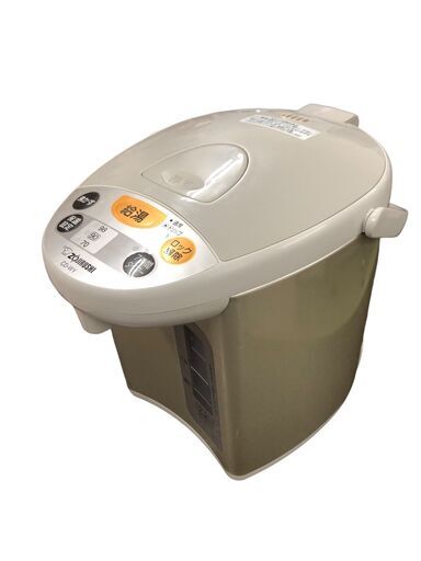24R514 ジ3 象印マホービン マイコン沸とう 電気ポット CD-WY22型 2.2L HAグレー 電気ポット 中古品