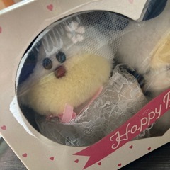 【貴重】【昭和レトロ】オオイケ　モーモー　ハッピーブライダル　牛のぬいぐるみ　新郎新婦　ウエディングの画像