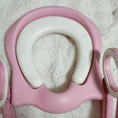 トイレトレーニング　補助便座　子供用　ステップ　踏み台　折りたたみ　トイトレの画像