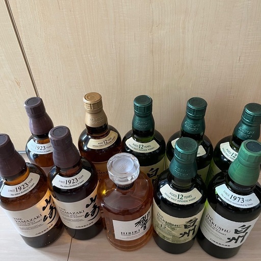 山崎12年、白州12年、響セット