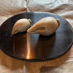 ネズミ　置物　文鎮　美術鋳物の画像