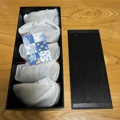 有田焼　西峰作　錦扇花　親子鉢揃　セットの画像
