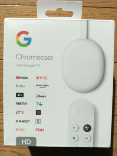 新型ChromeCastが安い！ほぼ未使用！