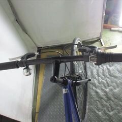 Ｄ860　★12800円★整備済み スポーツ中古自転車 【クロスバイク　青　50センチ】の画像
