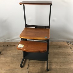 1107 SANTOMI 天然木 パソコンデスク 机 作業机 コ...