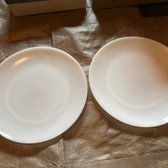 白　大皿　2枚セットの画像