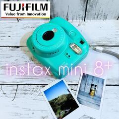 【美品】FUJIFILM チェキ instax mini 8+ ミント