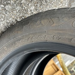 Toyo 215/60R17 2本　中古の画像