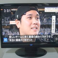 19インチテレビ、モニタ（HDMI入力あり）　ミスターマックス