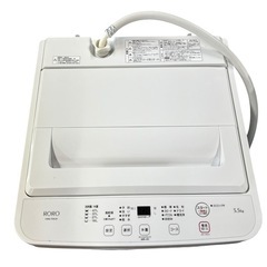 NO.1920 【2024年製】 ヤマダセレクト 全自動洗濯機 YWM-T55LW 5.5kg 生活家電 家電 中古の画像