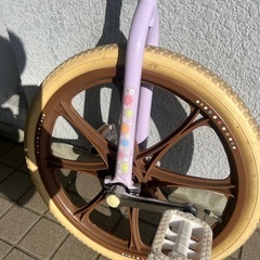 女の子用　一輪車の画像