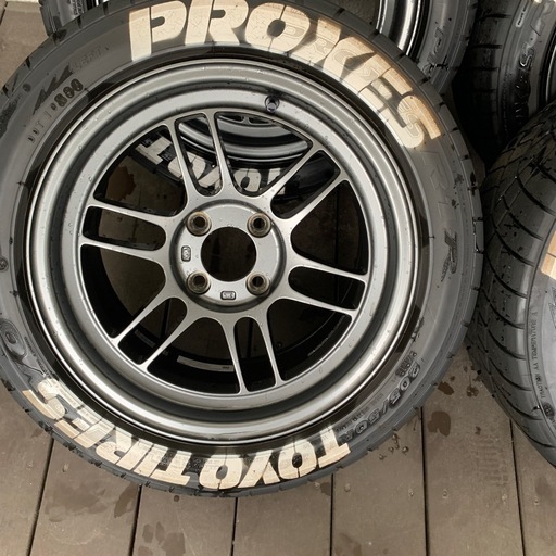 超美品　エンケイ　RPF1 RS   15インチ 8J  バリ山R1R 付き

