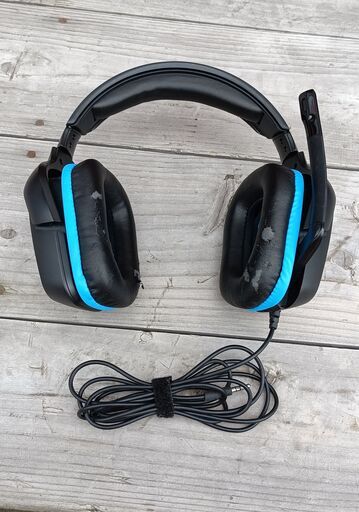 【リサイクルストアスターズ吉野店】【中古品】ロジクール　ヘッドセット　G431　青色