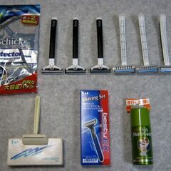 【あげます】ヒゲ剃り用カミソリ KAI(貝印)/Schick(シ...